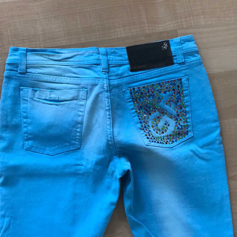 GF Ferre Jeans with crystal back pocket